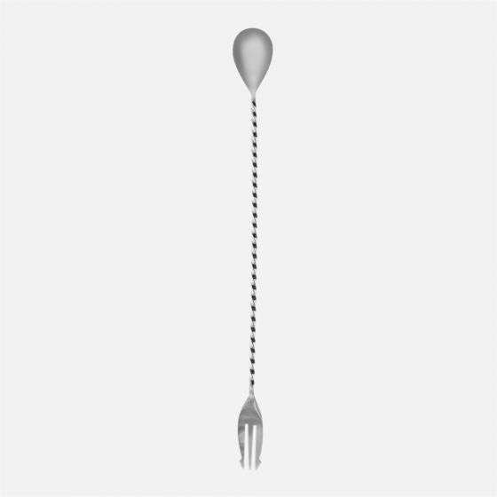 Deluxe Bar Spoons with Garnish Fork